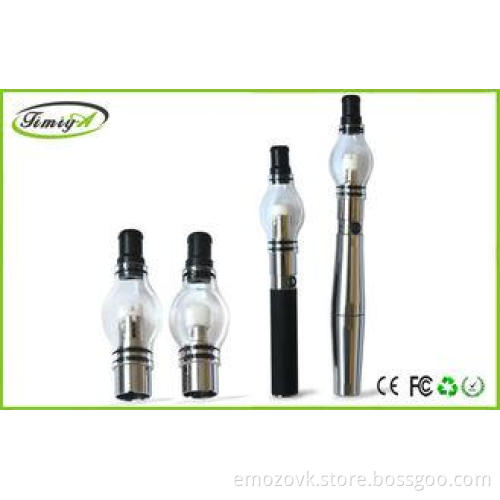 2.5ml Glass Globe Dry Herb Atomizer , Wax Vaporizer Recharg